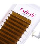 Easy Fan Volume Lashes | Brown Curl Volume Lash Extensions 8-14mm Mixed Tray - Perfect for Stunning Eyelash Extensions - Buy Online on GoSupps.com