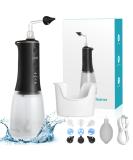 Electric Ear Cleaner Wax Removal Kit with 3-Hole Spray Nozzle - Safe & Effective Ear Irrigation Flushing System for Adults - IPX7 Water Resistant Pulse Ear Cleaning Tool - Buy Online on GoSupps.com