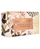 The English Soap Company Jasmine & Wild Strawberry Soap Bar 200g - Anniversary Collection - Buy Online on GoSupps.com