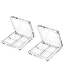 Beaupretty 2PCS Empty Lipstick Palette: DIY Eyeshadow, Blush, and Highlighters Container for Women - 2 Count - Buy Online on GoSupps.com