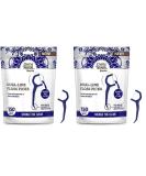 Buy GuruNanda Dual Line Floss Picks (150 ct) - Dentist Recommended Travel-Friendly Unflavored Dyneema Floss for Adults & Kids - Effective Plaque Removal - Buy Online on GoSupps.com