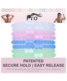 PRO Hair Tie - Easy-Release Clasp - Secure Hold - No Damage - Active Lifestyle - Glow Pack of 8 - Buy Online on GoSupps.com