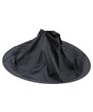 ANGGREK Adult Barber Hair Cutting Umbrella Cape - Black Hairdressing Gown for Salon & Home Stylists - Buy Online on GoSupps.com