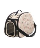 Yimidear Breathable Folding Outdoor Pet bag for Dog Cat Comfort Travel Medium Size Pet Carrier (Beige) - Buy Online on GoSupps.com