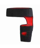 F&Y Flexible Black Neoprene Groin Brace - Pain Relief Support Wrap for Hip Thigh & Sciatica | Compression Strap for Men & Women - Ideal for Muscle Strains & Post Surgery Recovery - Buy Online on GoSupps.com