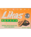 Likas Papaya Original Soap - Natural Skin Brightening Formula - Buy Online on GoSupps.com