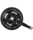 High Carbon Steel Bike Crankset 24-34-42T with Chains Cover for Mountain Bike - 42/34/24 Crankset - Buy Online on GoSupps.com