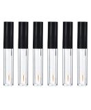 6PCS Empty Upscale Plastic Eyeliner Vials - Refillable Mascara Bottles with Wand Applicators and Black Caps for Eyelash Growth - Clear Liquid Container for Eyebrow Growth - Castor Oil Compatible - Buy Online on GoSupps.com