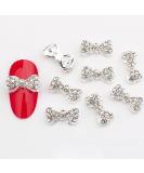 10pcs 3D Nail Art Crystal Rhinestone Bow Big Gems Charms for Nail Art Decoration Jewelry Sparkle Craft DIY Beads (#3033 10pcs) - Buy Online on GoSupps.com