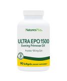 NaturesPlus Ultra EPO 1500 - 1500mg Evening Primrose Oil Softgels - Hormone Balance & Healthy Skin Supplement - Antioxidant & Anti-Aging Formula - Gluten-Free - 90 Servings - Buy Online on GoSupps.com