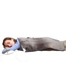 Ruqiji 17''x33'' XXXL King Size Heating Pad with Fast-Heating Technology&6 Temperature Settings, Flannel Electric Heating Pad/Pain Relief for Back/Neck/Shoulders/Abdomen/Legs (Dark Grey) - Buy Online on GoSupps.com