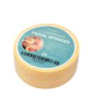 APPEARUS Compressed Natural Cellulose Face Sponges (25 Count) | Made in USA | Facial Cleansing and Exfoliating | Cosmetic Spa Sponges - Yellow - Buy Online on GoSupps.com