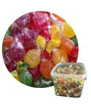 VIMIX Fruit Drops Individually wrapped Hard boiled fruit flavoured sweets 500g Tub | Perfect pick & mix sweet Black Orange - Buy Online on GoSupps.com