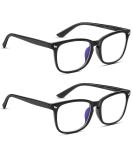 COOLOO Blue Light Blocking Gaming Glasses - Anti Glare, Headache & Eye Strain Relief - Stylish & Lightweight - 11-black+black - Buy Online on GoSupps.com