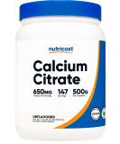 Nutricost Calcium Citrate Powder 500g - Pure & Gluten-Free Formula - Buy Online on GoSupps.com