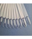 50 PCS Clear Fake Nail Swatches Fan-shaped Nails Display Sticks Nail Art Tips Color Sticks Pop Sticks Nail Display Ring for Nail Gel Polish Practice Round head -Clear - Buy Online on GoSupps.com