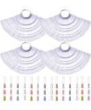 600 Transparent Nail Art Tips - Nail Lacquer Display & Practice Cards for Perfect Nail Art Design - Buy Online on GoSupps.com