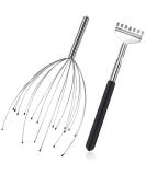 2-Piece Head Massager Set - 20 Finger Spider Massager for Ultimate Head & Back Relaxation | International Shipping Available - Buy Online on GoSupps.com