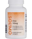 Solimo Zinc 30mg 300 Tablets - Ten Month Supply | High Quality Amazon Brand - Buy Online on GoSupps.com