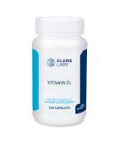 Klaire Labs Vitamin D3 5000 IU - High Potency Vitamin D 125mcg - Immune Support - Helps Promote Bone & Heart Health - Hypoallergenic (100 Capsules) - Buy Online on GoSupps.com