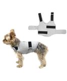 Dog Calming Coat - Thunder Wrap Vest for Fear Relief | Reflective Stripes | Light Gray - International Shipping - Buy Online on GoSupps.com
