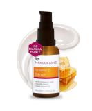 Vitamin C Serum for Face & Neck | Hyaluronic Acid Manuka Honey & Sweet Almond Oil | Anti-Aging Plant-Based Skincare | 1.01 Fl Oz - Buy Online on GoSupps.com