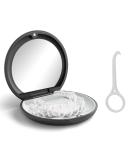 Dnom Dinos Black Portable Can Tooth Rail Box with Mirror | Empty Orthodontic Tooth Stop Box & Aligners Removal Tools | International Shipping Available - Buy Online on GoSupps.com