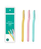 Amazon Basics Multipurpose Exfoliating Dermaplaning Tool, Eyebrow Razor, and Facial Razor, Includes Blade Cover, 3 Count, 1 Pack of 3 3 Count (Pack of 1) - Buy Online on GoSupps.com