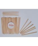 Nillkanth 200Pcs Small Wood Spatulas for Waxing - Eyebrow & Hair Removal Tongue Depressors - Buy Online on GoSupps.com