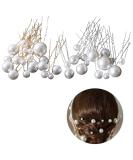 Dzsomt Hair Pearls for Weddings - 36 U-Shape Hairpins & Needles | Elegant Bride Accessories | Perfect for Prom & Parties - Buy Online on GoSupps.com