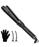 MiroPure 1 1/4 Inch Curling Iron - Tourmaline Ceramic Ionic Technology Professional Dual Voltage Wand Glove Included - International Shipping Available - Buy Online on GoSupps.com
