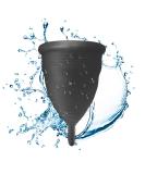 Blossom Menstrual Cup | Eco-Friendly & Reusable Silicone Cup - Say Goodbye to Tampons (Large Black - Buy Online on GoSupps.com