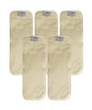 Hemp Diaper Inserts for Overnight Cloth Diapers - Pack of 5 Booster Pads - Buy Online on GoSupps.com
