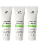 Urtekram Aloe Vera Toothpaste - 3 x 75 ml | Natural Fluoride-Free International Shipping - Buy Online on GoSupps.com