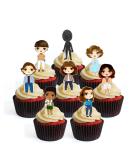 30 Strange Kids Theme #4 Edible Cupcake Toppers - FULL SET - 16 Characters! Stand Up Wafer Cake Decorations - Buy Online on GoSupps.com
