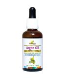 Buy NEW ROOTS HERBAL Organic Argan Oil 50ml - 100% Pure Certified Organic Coldpressed for Anti-Aging & Supple Skin. International Shipping Available - Buy Online on GoSupps.com