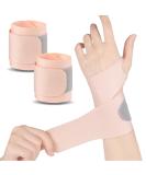 Ultra-Thin Ulnar Wrist Brace for TFCC Tear & Carpal Tunnel Relief - Elastic Support for Tendonitis & Injury Recovery - Fits Both Wrists (Skin - Buy Online on GoSupps.com