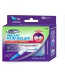 DenTek Adult Instant Pain Relief Kit 50 ea (Pack of 4) 0.12 Fl Oz - Fast Relief for Adults - Set of 4 Packs - Buy Online on GoSupps.com