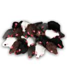 EBI Fur Mouse Cat Toy Set - 10 Real Fur Mice (5cm) - Ideal for Keeping House Cats Entertained - International Shipping Available - Buy Online on GoSupps.com