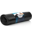 Eles Vida 240L Heavy-Duty Garbage Bags - XL Tearproof Black Waste Bags (10 per Roll) for Industrial Use - Buy Online on GoSupps.com