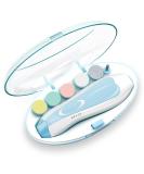 Electric Baby Nail Trimmer with LED Light - Safe & Quiet Nail Clipper for Newborns, Infants, Toddlers, Kids, Women (Blue) - Buy Online on GoSupps.com