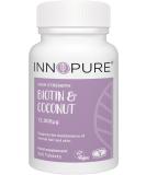 INNOPURE High Strength Biotin Tablets 12000mcg (365 Tablets) - Vegan Society Certified - UK Made 1-Year Supply - Buy Online on GoSupps.com