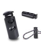 20 Pack Plastic Cord Lock Ends - Replacement Spring Stop for Paracord, Drawstrings, Elastic Shoeslace, Clothing, Bags - Toggle Stopper Accessories - Buy Online on GoSupps.com