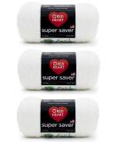 Red Heart Super Saver Yarn 3 Pack White 3 Count 3-pack White - Buy Online on GoSupps.com