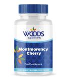Montmorency Cherry Capsules from Woods Supplements | 435mg Montmorency Extract per Capsule | Source of Vitamins A & C | Bursting with Antioxidants | Suitable for Vegetarians & Vegans (60) - Buy Online on GoSupps.com