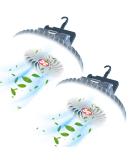 XTAUTO Portable Camping Fan with LED Lantern - USB Rechargeable, Waterproof, 2-Pack - Buy Online on GoSupps.com
