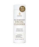 Hydrating Facial Cleanser 8 oz - Non-Foaming AHA BHA Formula with Hyaluronic Acid & Antioxidants for All Skin Types - International Shipping Available - Buy Online on GoSupps.com