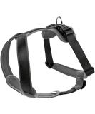 Shop HUNTER NEOPRENE Dog Harness - Padded Nylon for Comfort | L-XL (77-100 cm) - Black/Grey - Buy Online on GoSupps.com