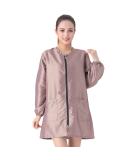 Unisex Professional Salon Smock Jacket | Hairdressing Cape & Cosmetology Uniform - XL Gold-Red - Buy Online on GoSupps.com