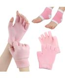 Overnight Moisturizing Gloves and Socks 1 Pair Fingerless Moisturizing Gloves Gel Heel Socks Dry Rough Hands Healing Gloves for Softening and Repairing Chapped Hands Feet Skin Care (Gloves & Socks) - Buy Online on GoSupps.com